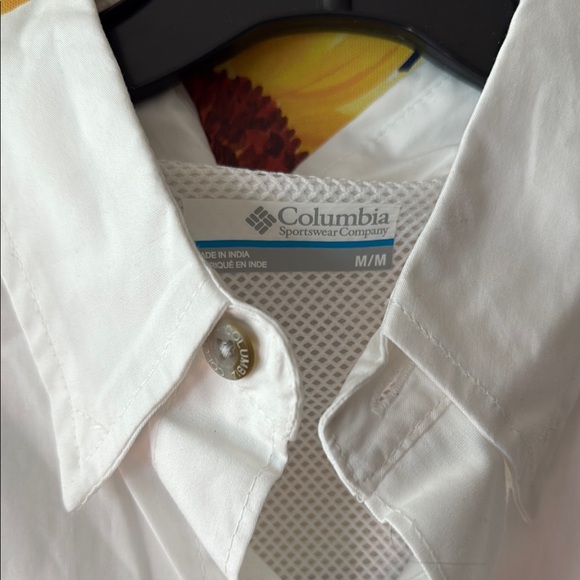 Columbia Men's White Shirt with Alabama Embroidered Logo M - Picture 6 of 9